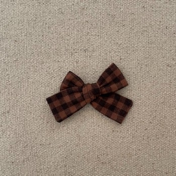 Barrette bébé vichy chiné...