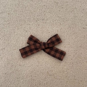 Petit noeud vichy chiné...