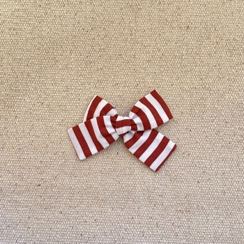 Noeud antiglisse rayé brique .