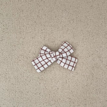 Barrette bébé vichy terra .