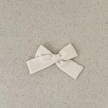 Noeud coton lavé écru