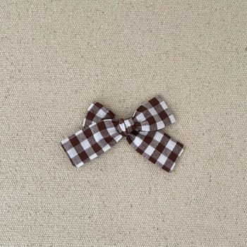 Noeud vichy chocolat