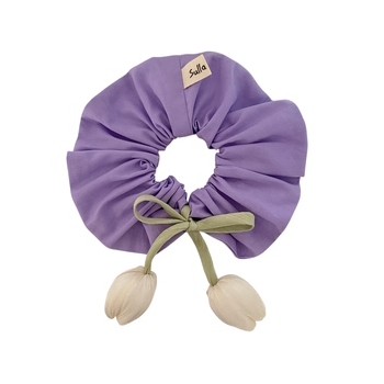 Chouchou Tulipe Lilas