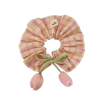 Chouchou Tulipe vichy Rosée