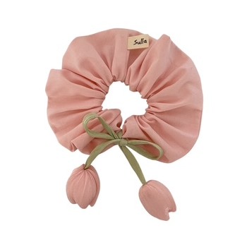 Chouchou Tulipe rose Blush