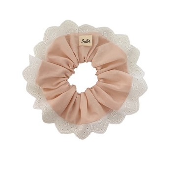Chouchou dentelle rose...