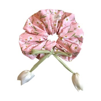 Chouchou Pâquerette tulipes